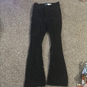 Black Flared Pants